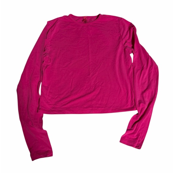 SKIMS Tops - SKIMS Vintage Long Sleeve Too in Fuchsia L